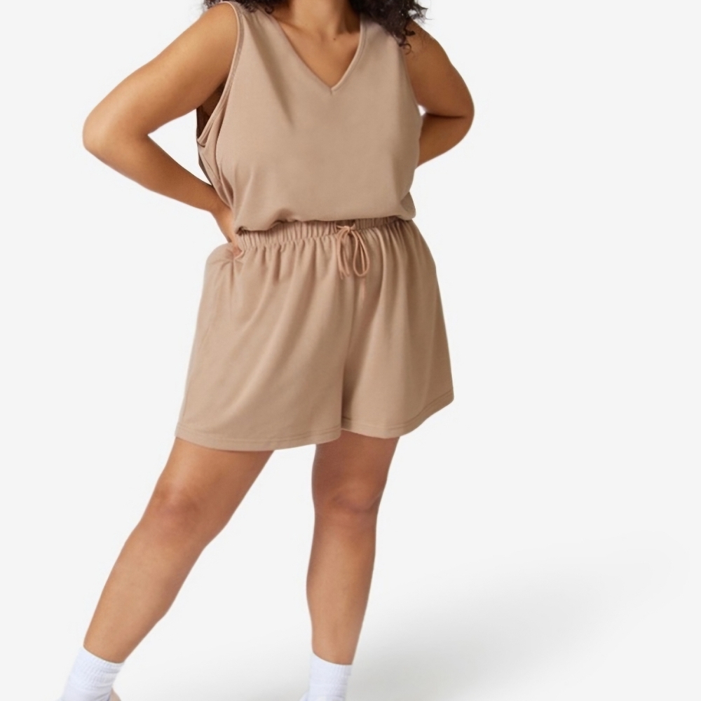 NYDJ French Terry Lounge Set - Tank And Shorts